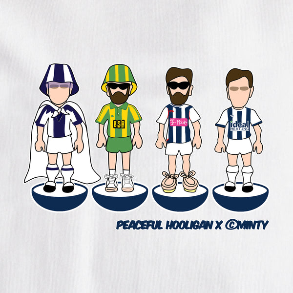 West Bromwich Albion Subbuteo T-Shirt White