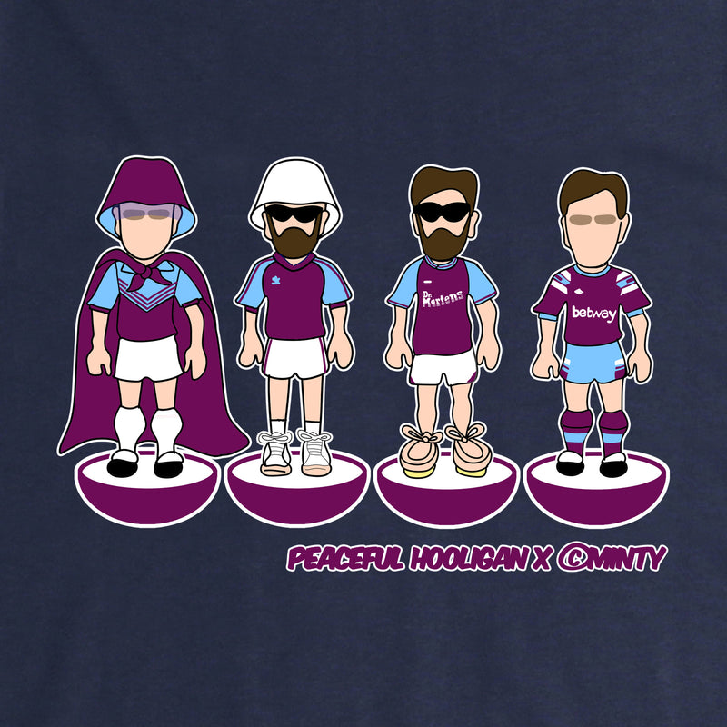 West Ham United Subbuteo T-Shirt Navy