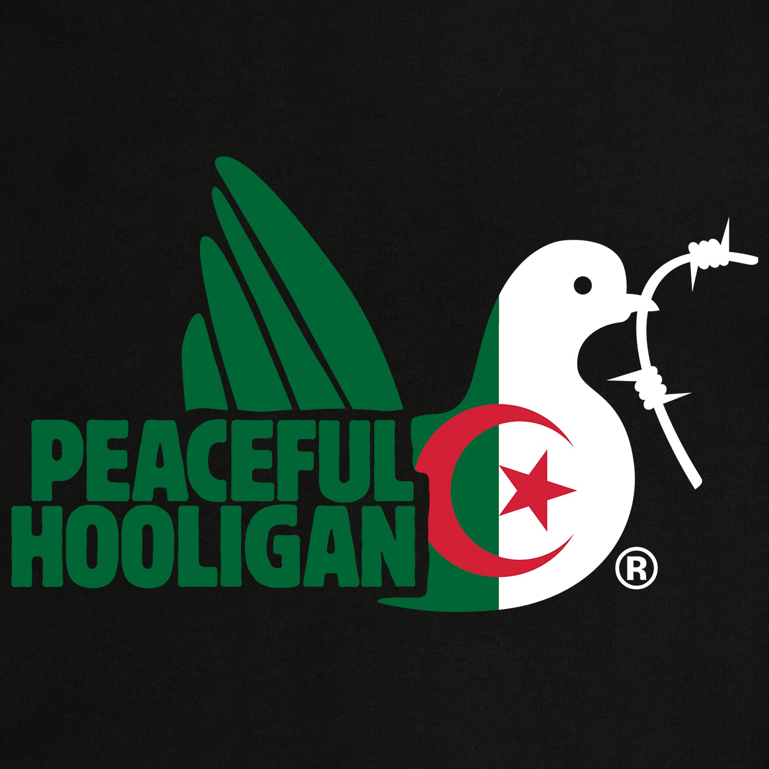 Algeria Dove T-Shirt Black