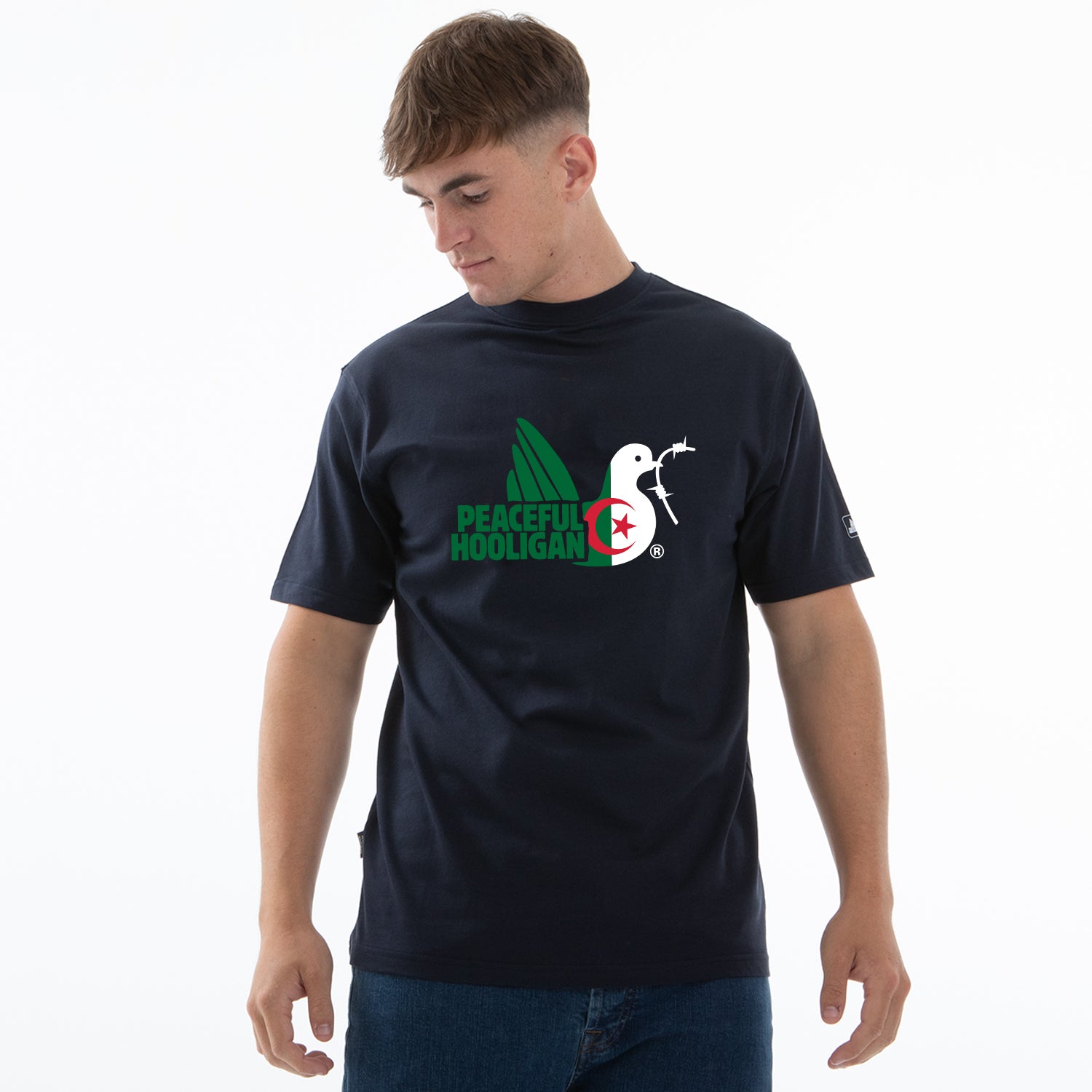 Algeria Dove T-Shirt Navy