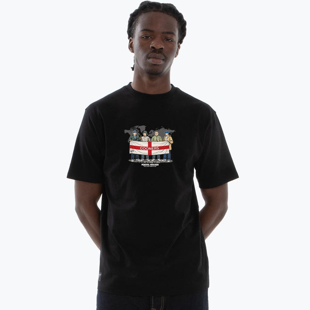 Gooners World Tour T-Shirt Black