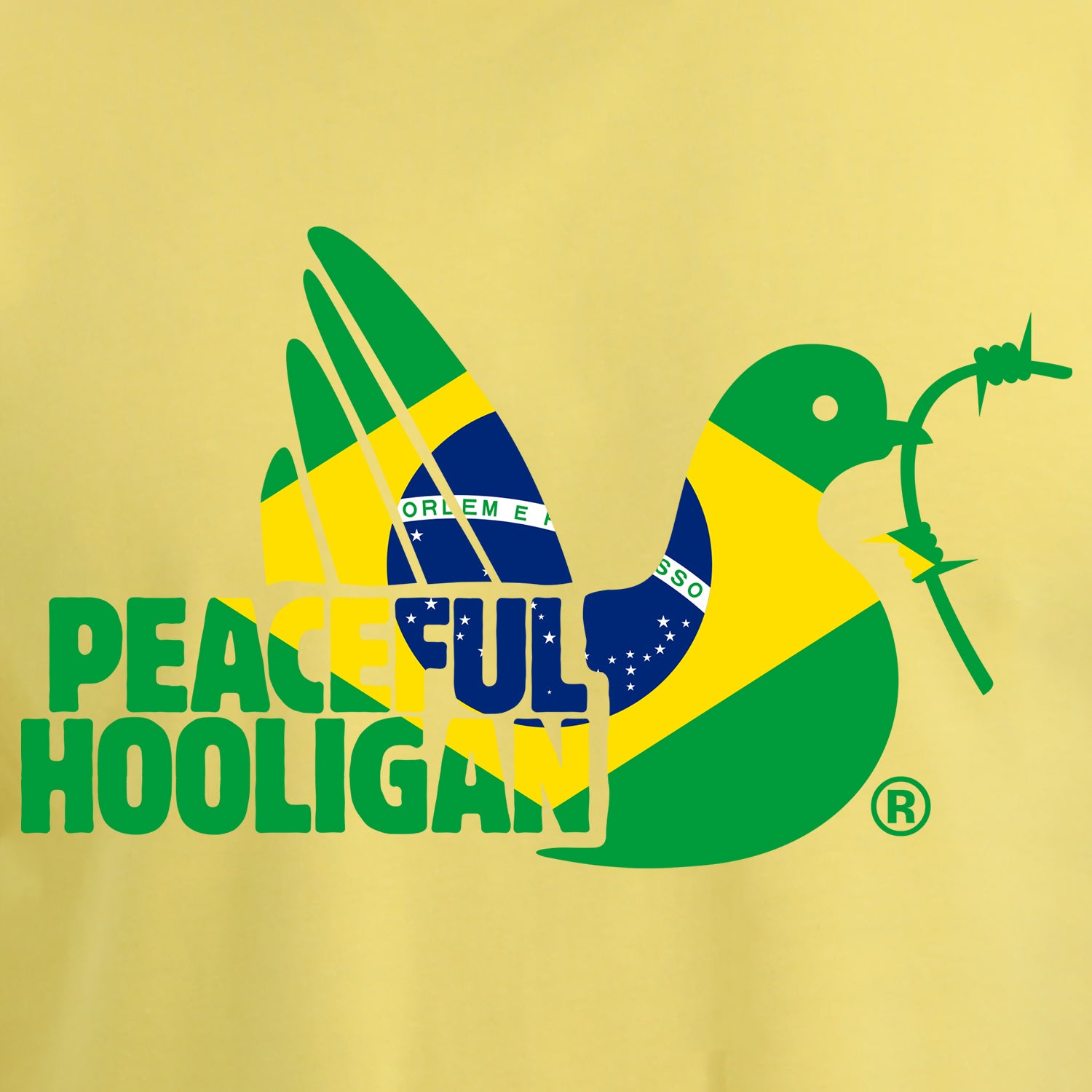 Brazil Dove T-Shirt Yellow