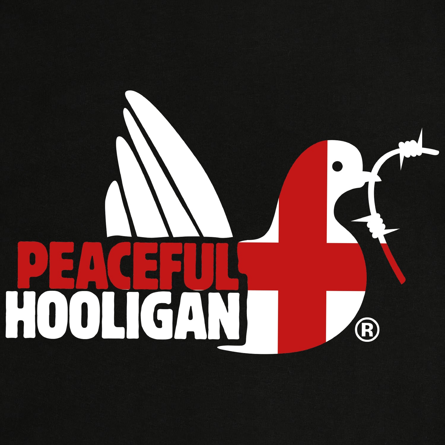 England Dove Hoodie Black