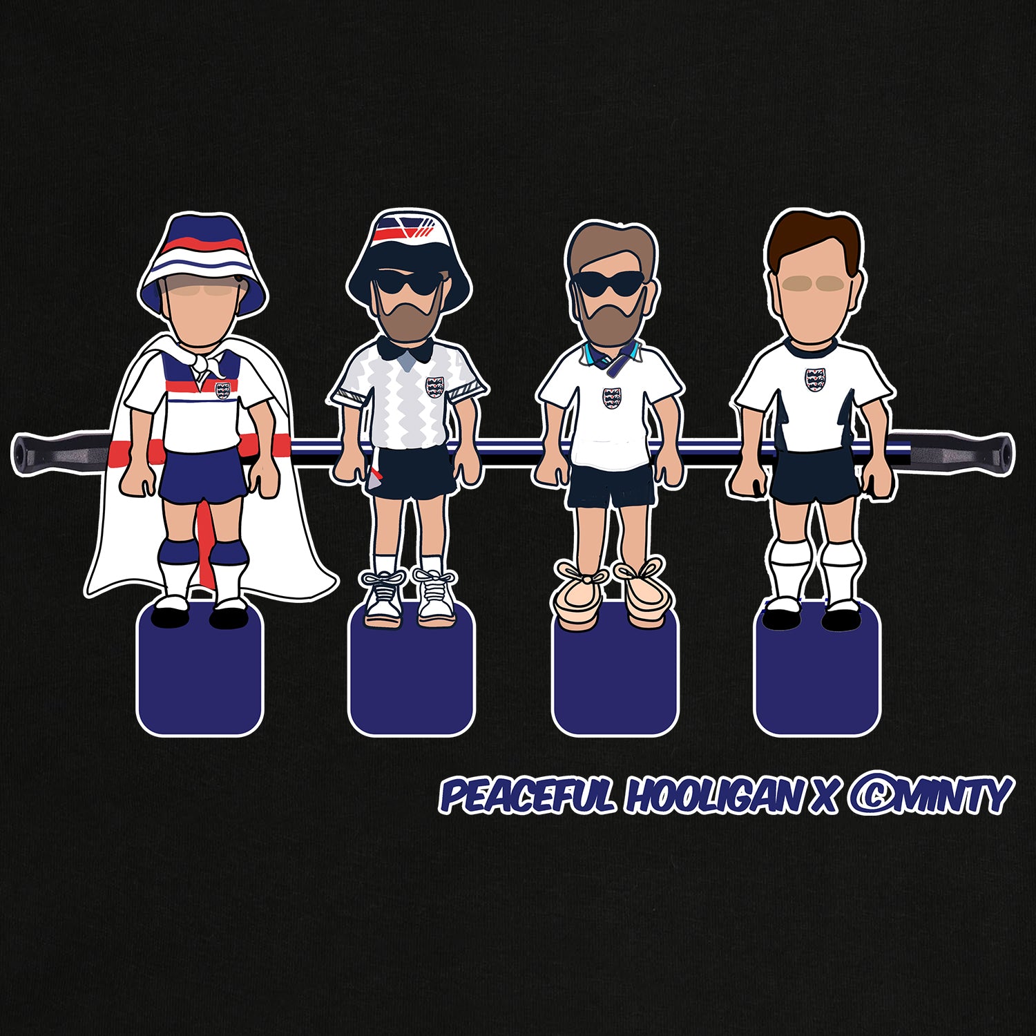 England Foosball Sweatshirt Black