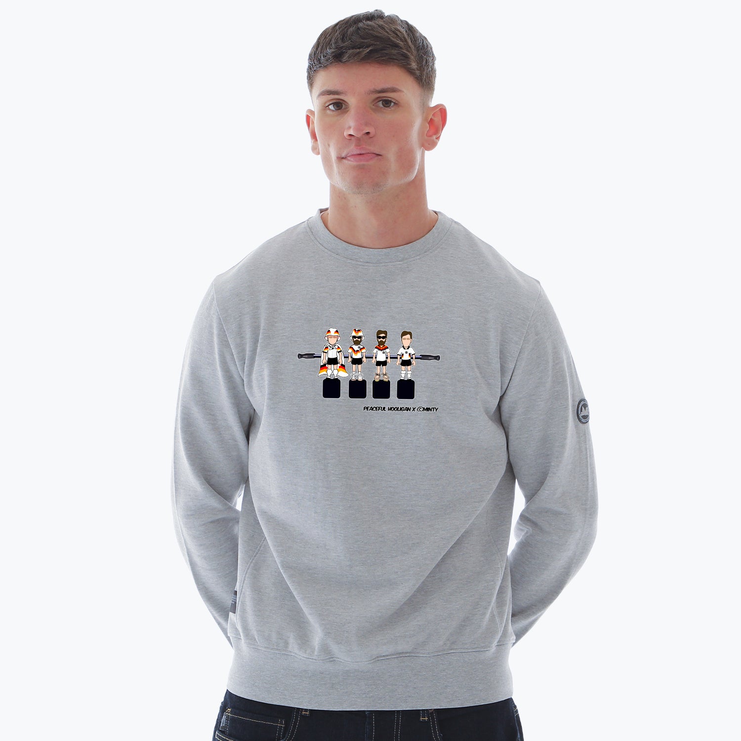 England Foosball Sweatshirt Marl Grey