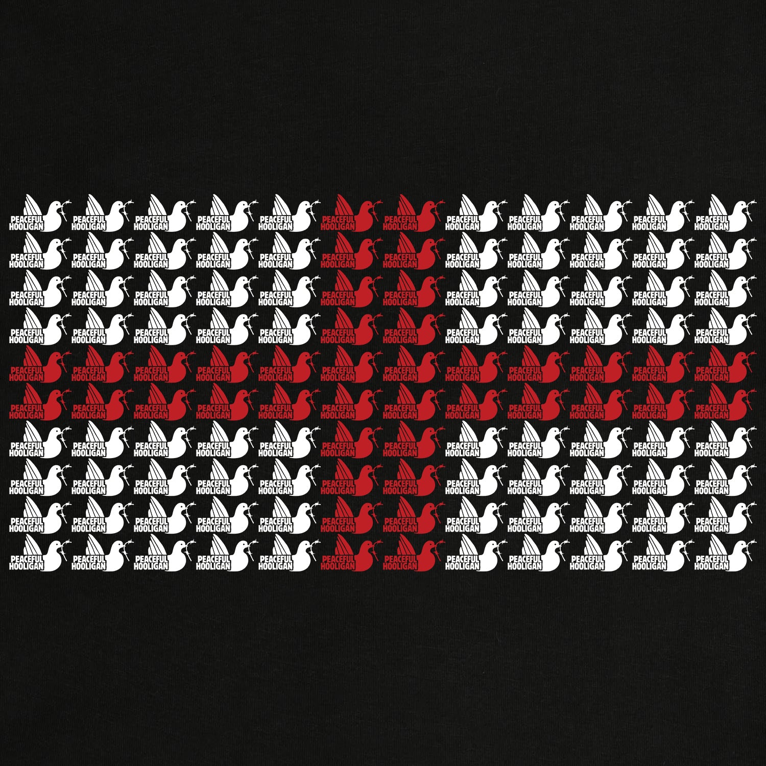 England Multi Dove Hoodie Black