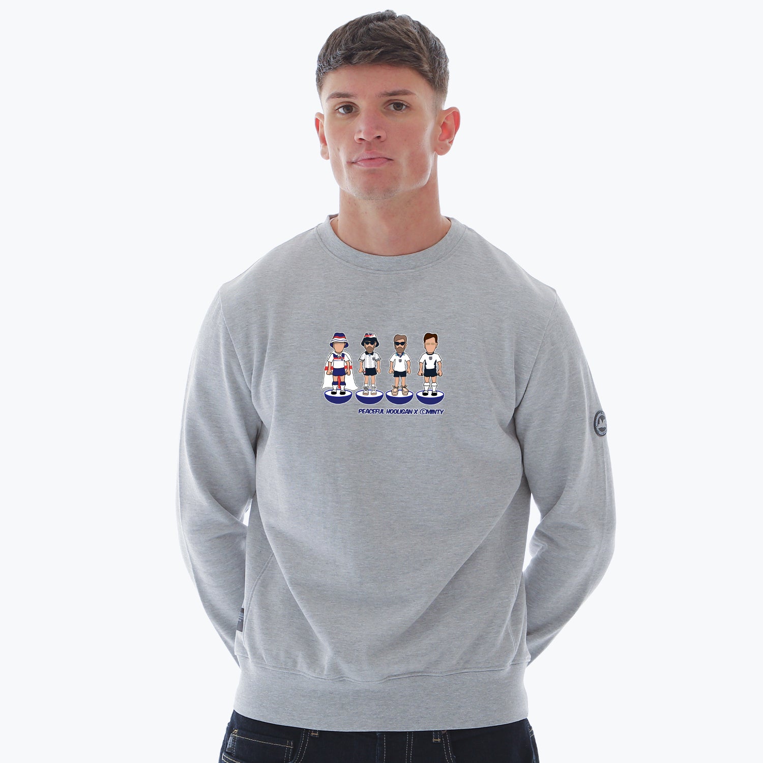 England Subbuteo Sweatshirt Marl Grey