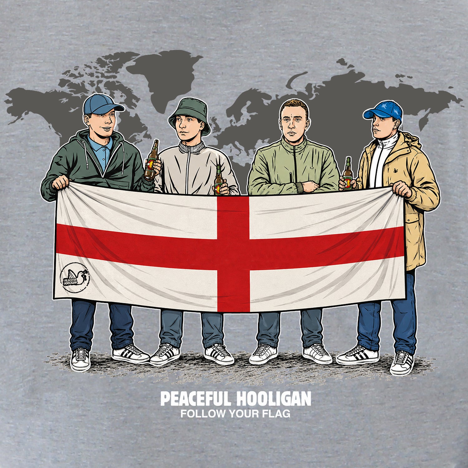 England World Tour Sweatshirt Marl Grey