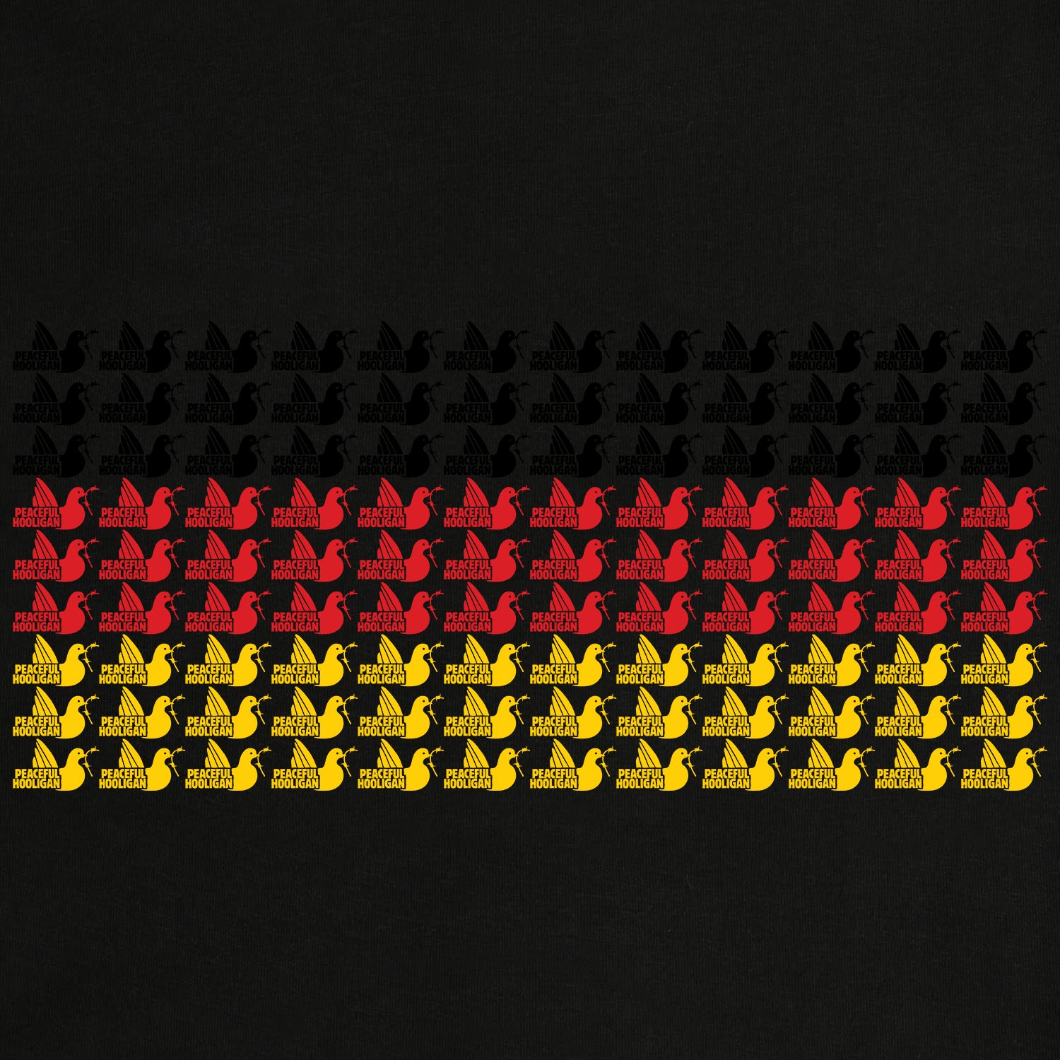 Germany Multi Dove Hoodie Black