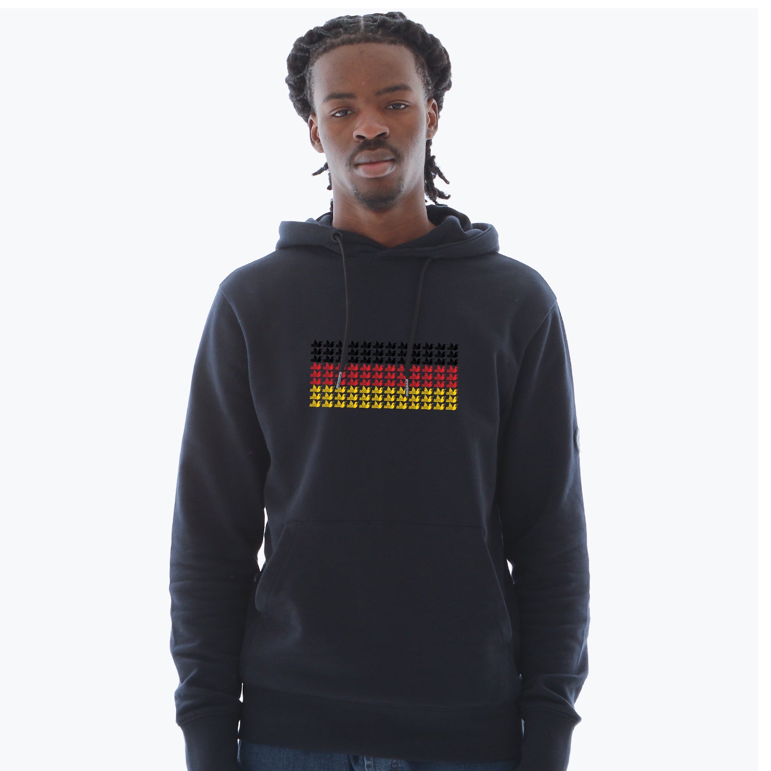Germany Multi Dove Hoodie Navy