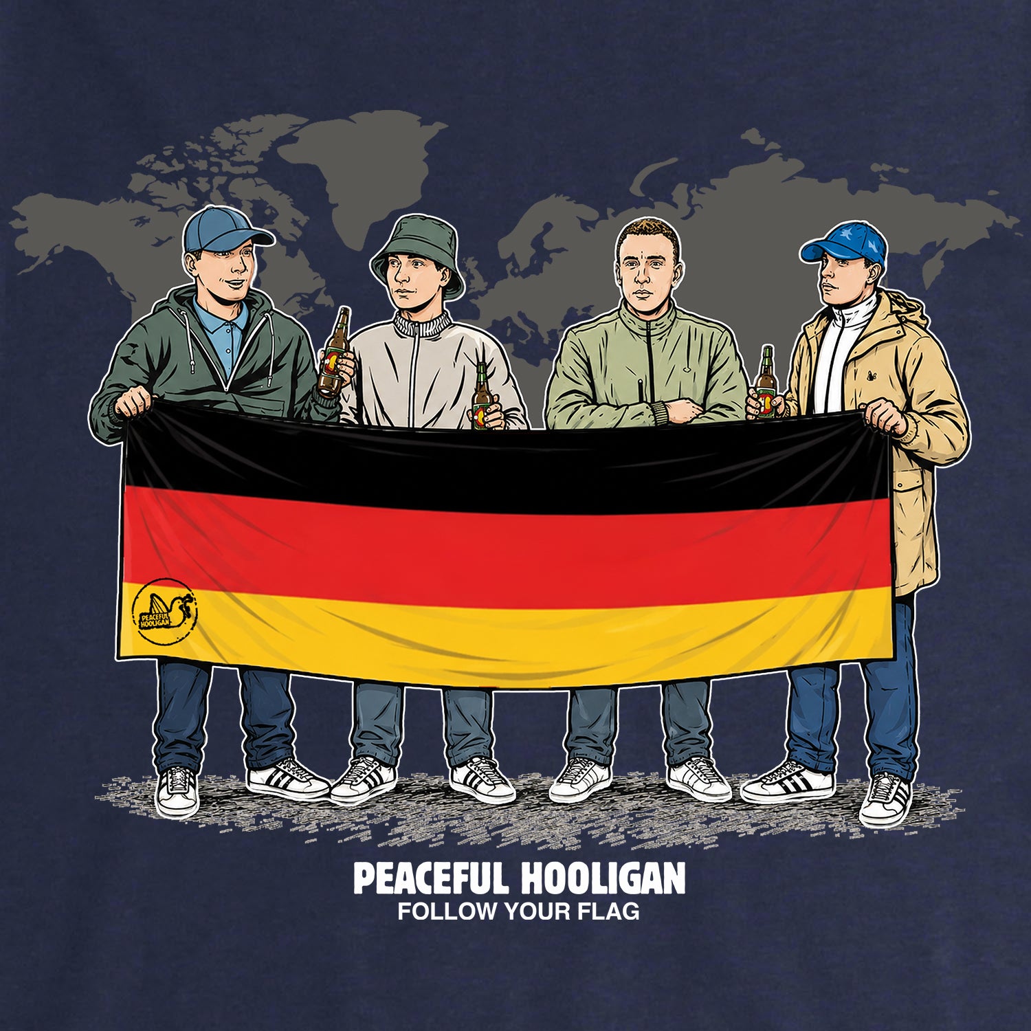 Germany World Tour Hoodie Navy