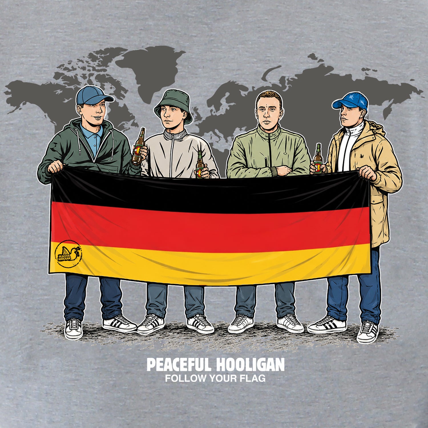 Germany World Tour Sweatshirt Marl Grey