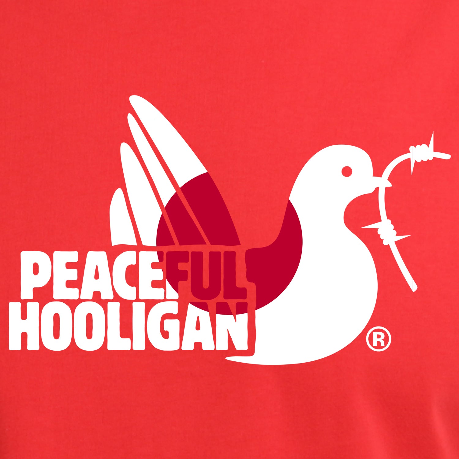 Japan Dove T-Shirt Fierce Red