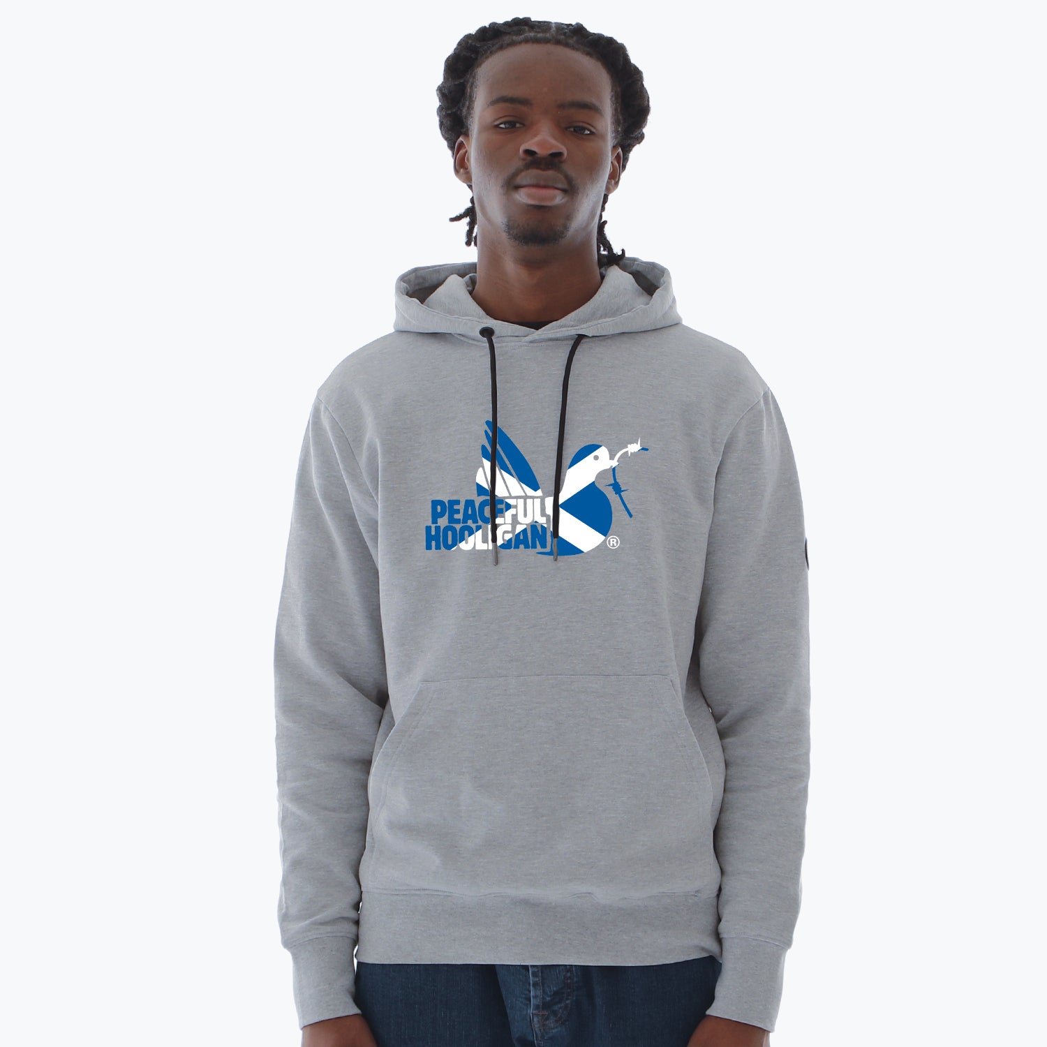 Scotland Dove Hoodie Marl Grey