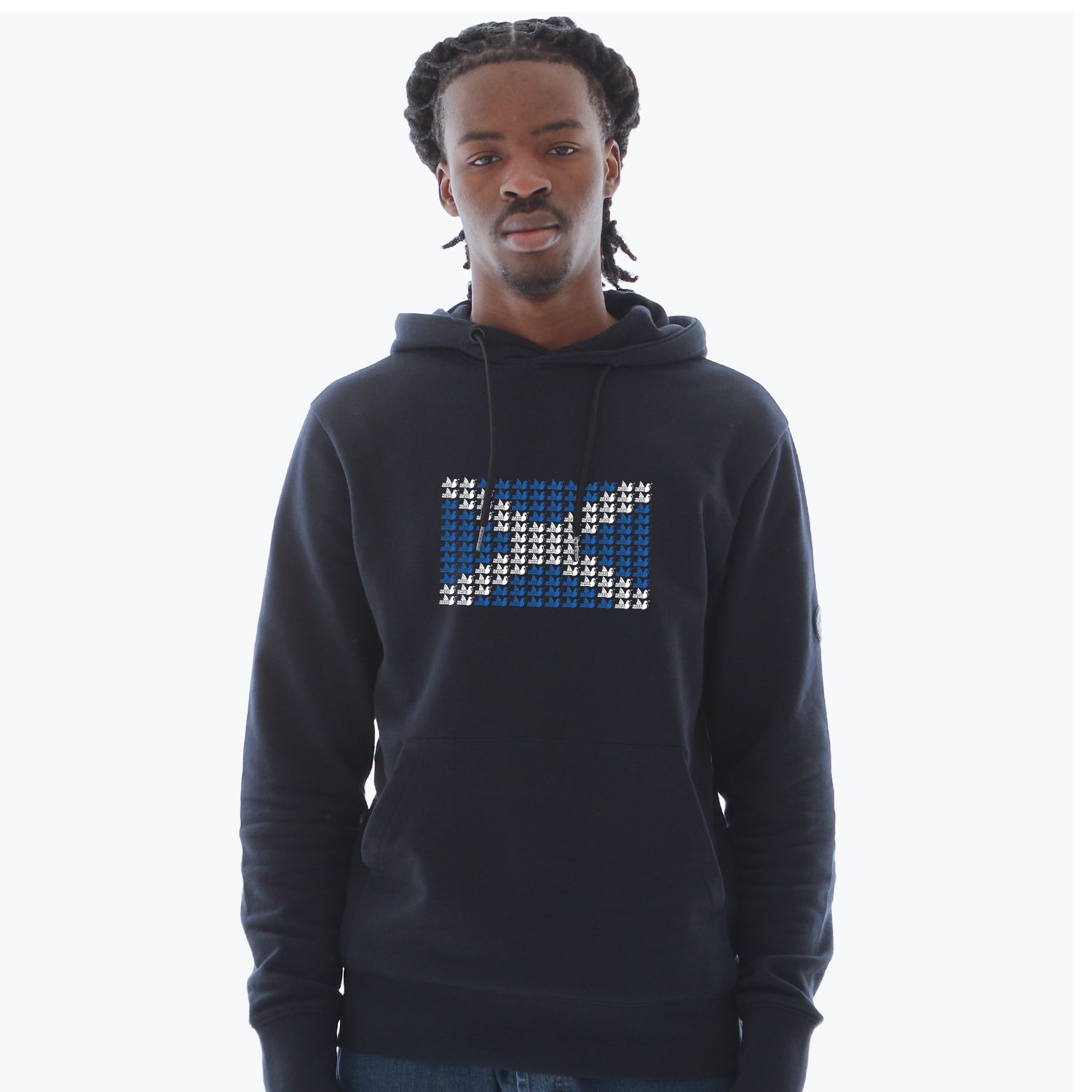 Scotland Multi Dove Hoodie Navy