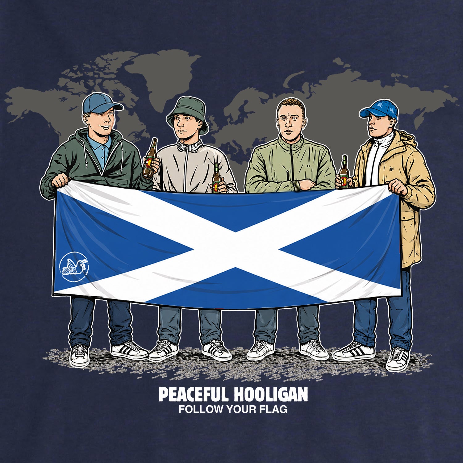 Scotland World Tour Hoodie Navy