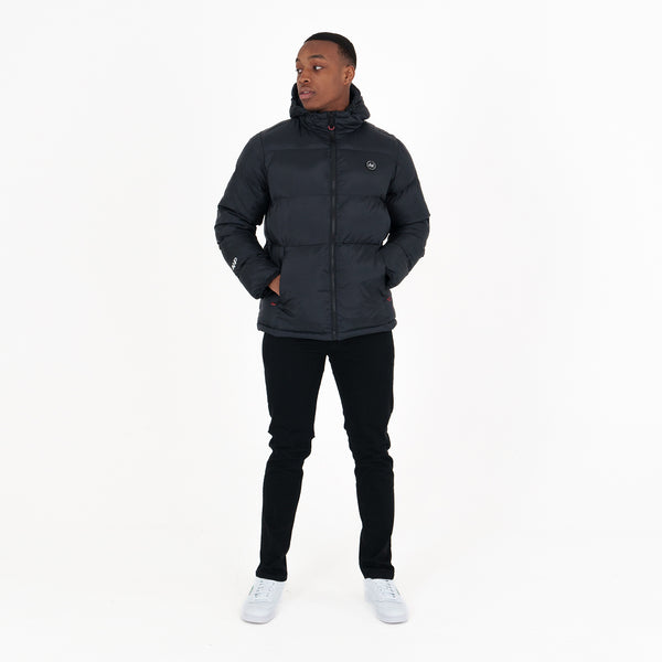 Sports Puffer Jacket Black