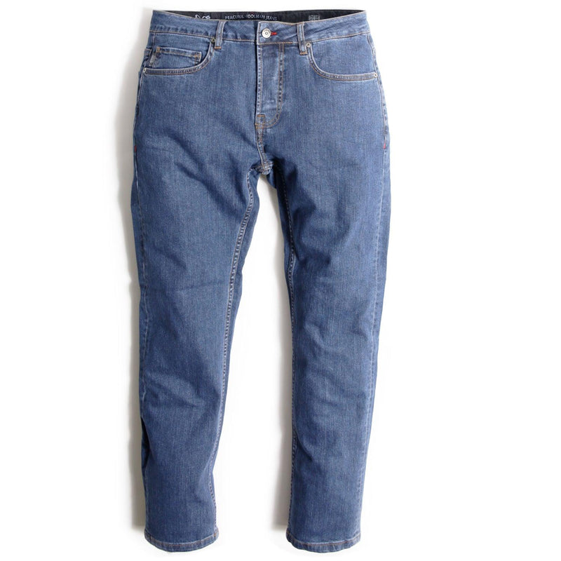 Regular Fit Jeans Vintage Wash - Peaceful Hooligan 