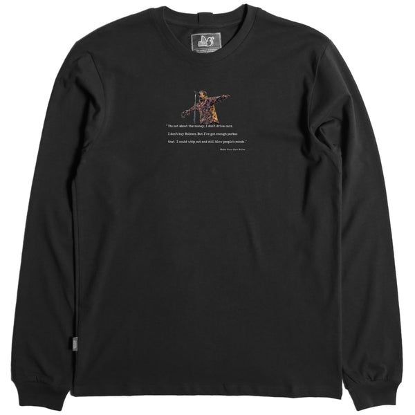 Gallagher LS T-Shirt Black - Peaceful Hooligan 