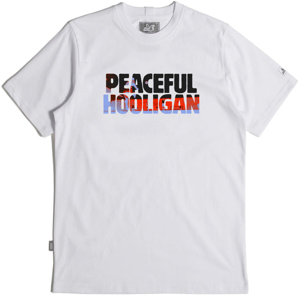 Goal Kick T-Shirt White - Peaceful Hooligan 