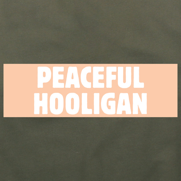 Box Logo Hoodie Print Artwork Olive - Peaceful Hooligan 