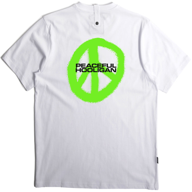 Spray For Peace T-Shirt White - Peaceful Hooligan 