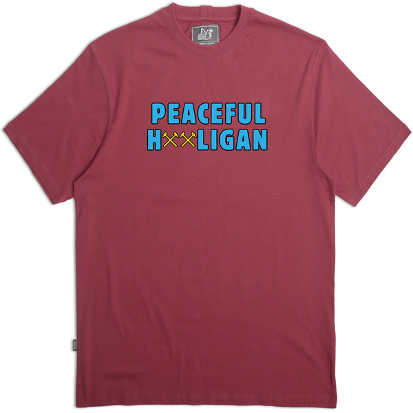 WAM T-Shirt Claret - Peaceful Hooligan 