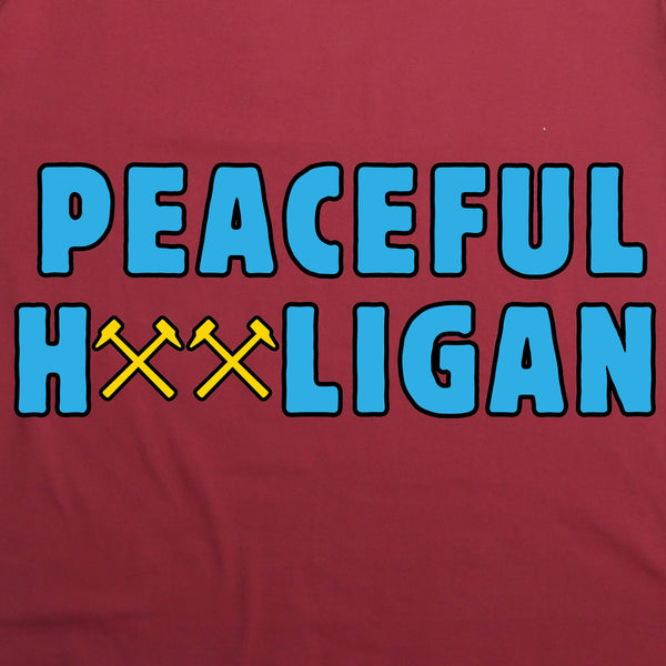 Hammers T-Shirt Claret - Peaceful Hooligan 