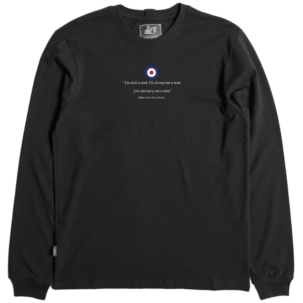Weller LS T-Shirt Black - Peaceful Hooligan 
