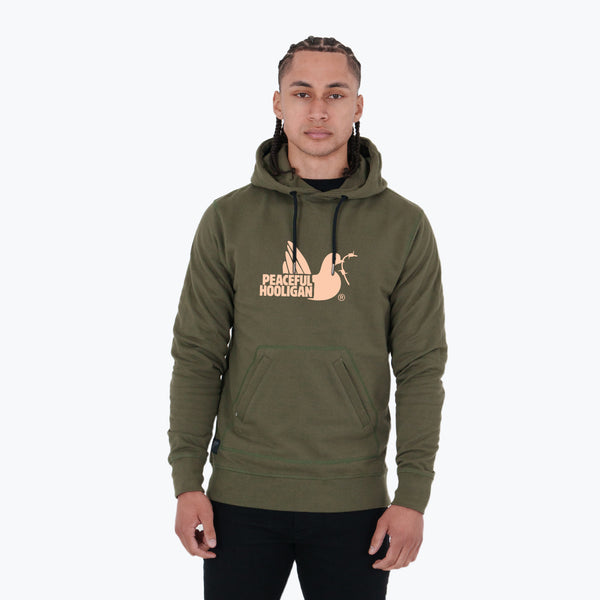 Dove Hoodie Olive - Peaceful Hooligan 