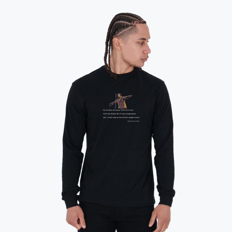 Gallagher LS T-Shirt Black - Peaceful Hooligan 