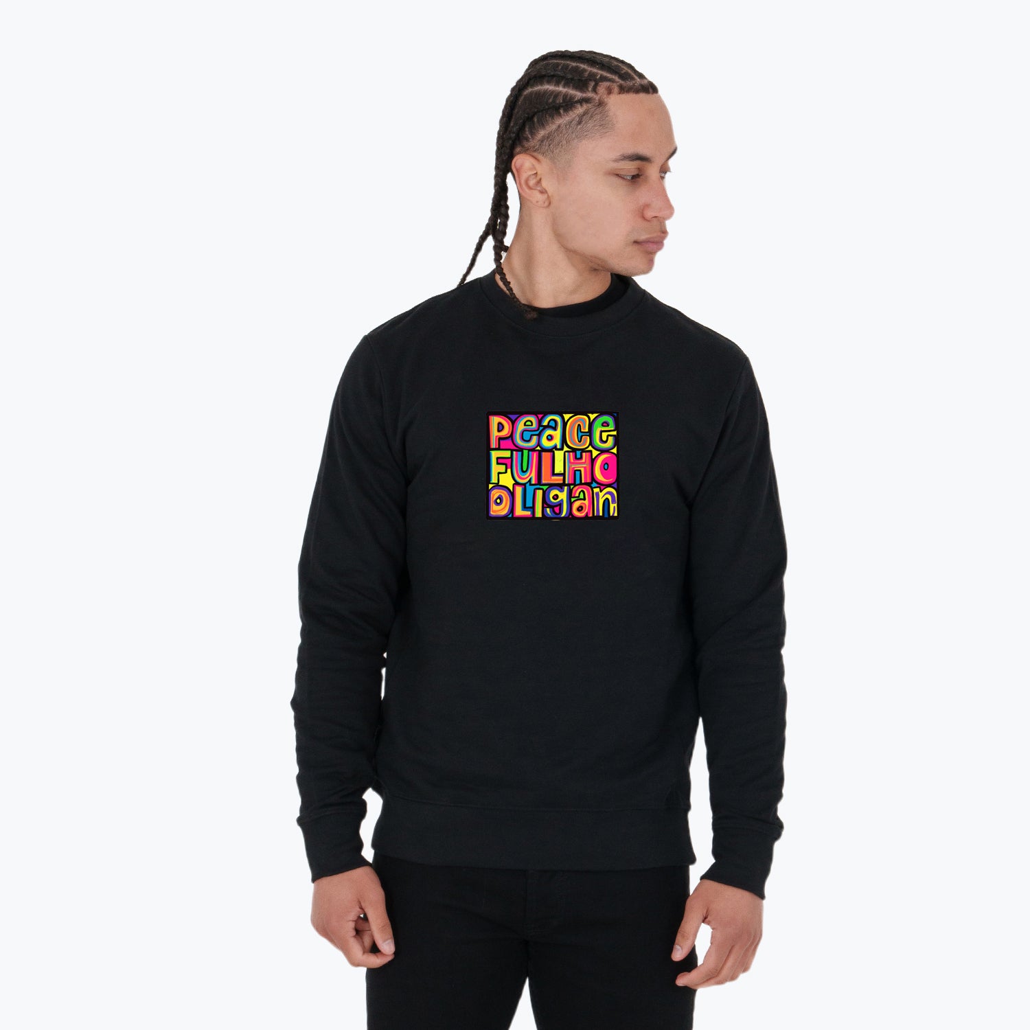Mondays Sweatshirt Black - Peaceful Hooligan 