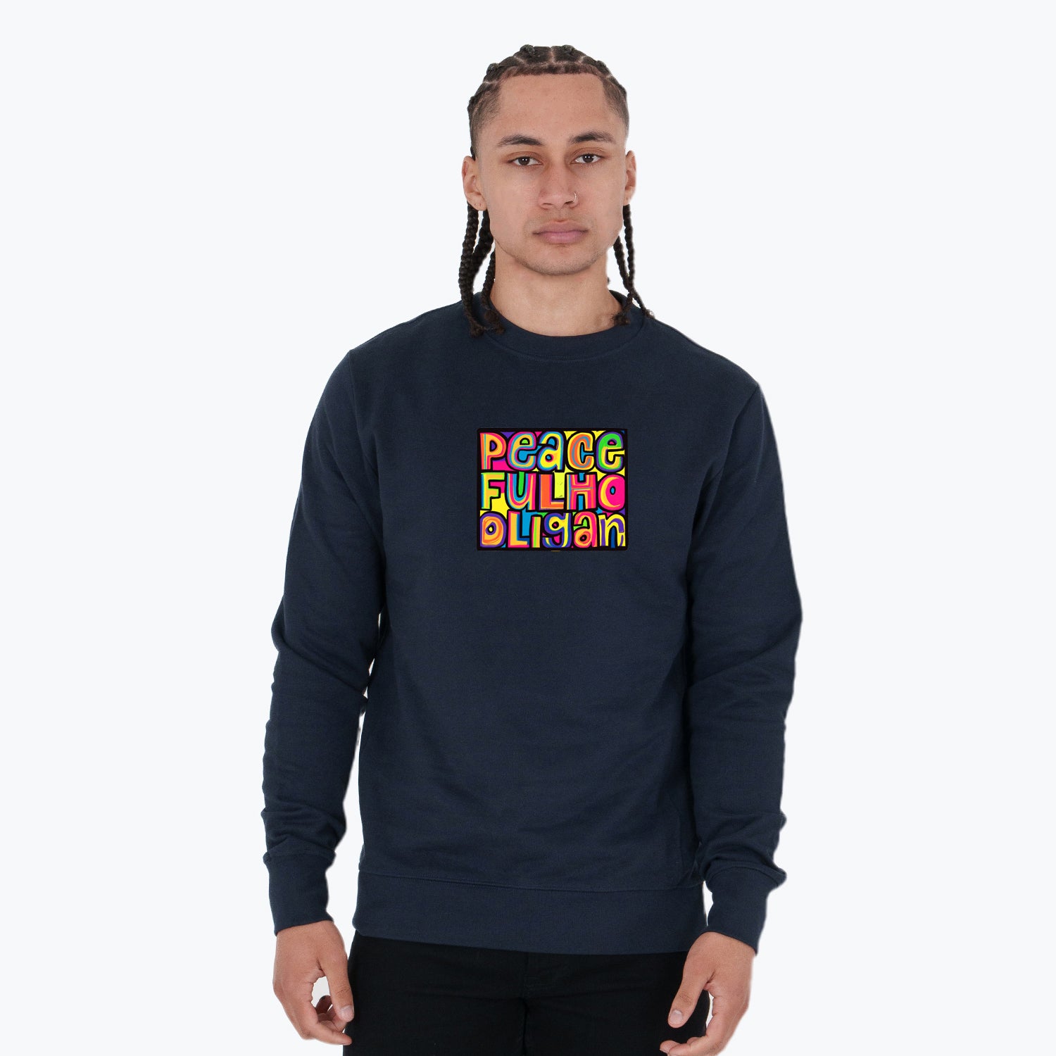 Mondays Sweatshirt Navy - Peaceful Hooligan 