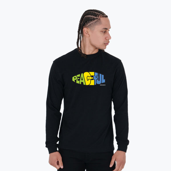 Peacechester LS T-Shirt Black - Peaceful Hooligan 