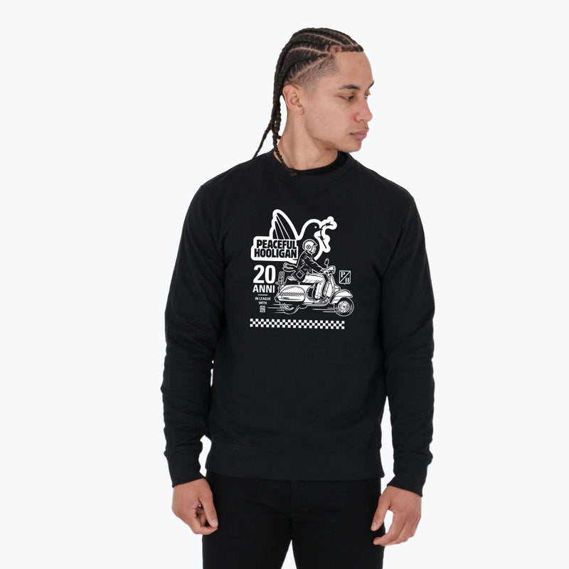 Scooter Sweatshirt Black - Peaceful Hooligan 