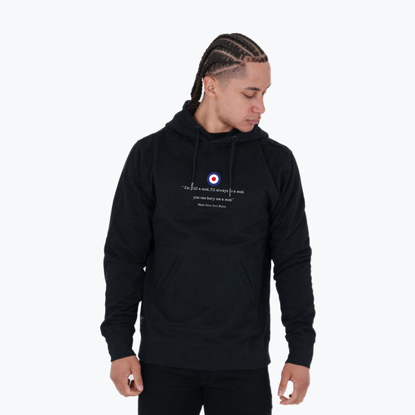 Weller Hoodie Black - Peaceful Hooligan 