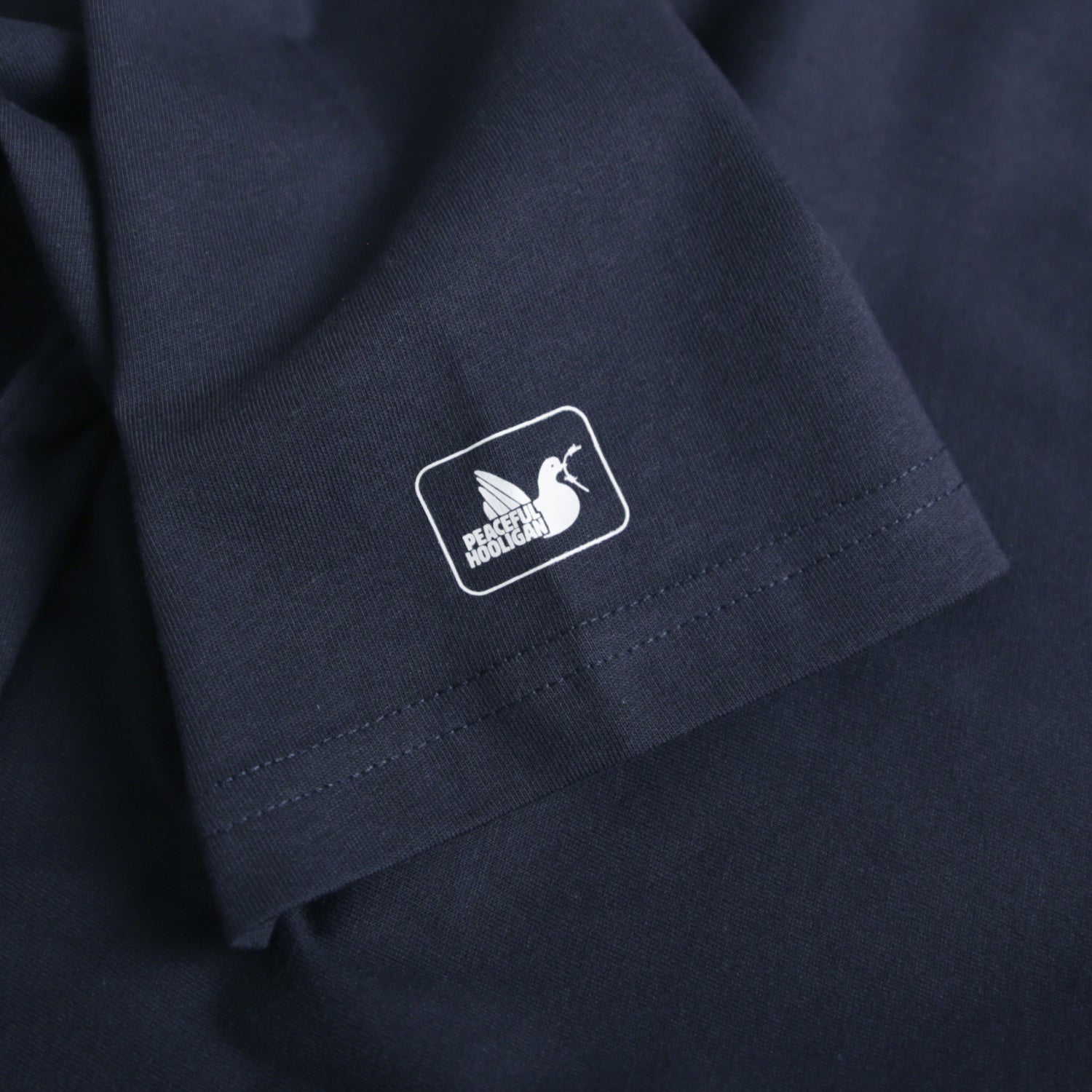 Lagoon Camo Dove T-Shirt Navy - Peaceful Hooligan 