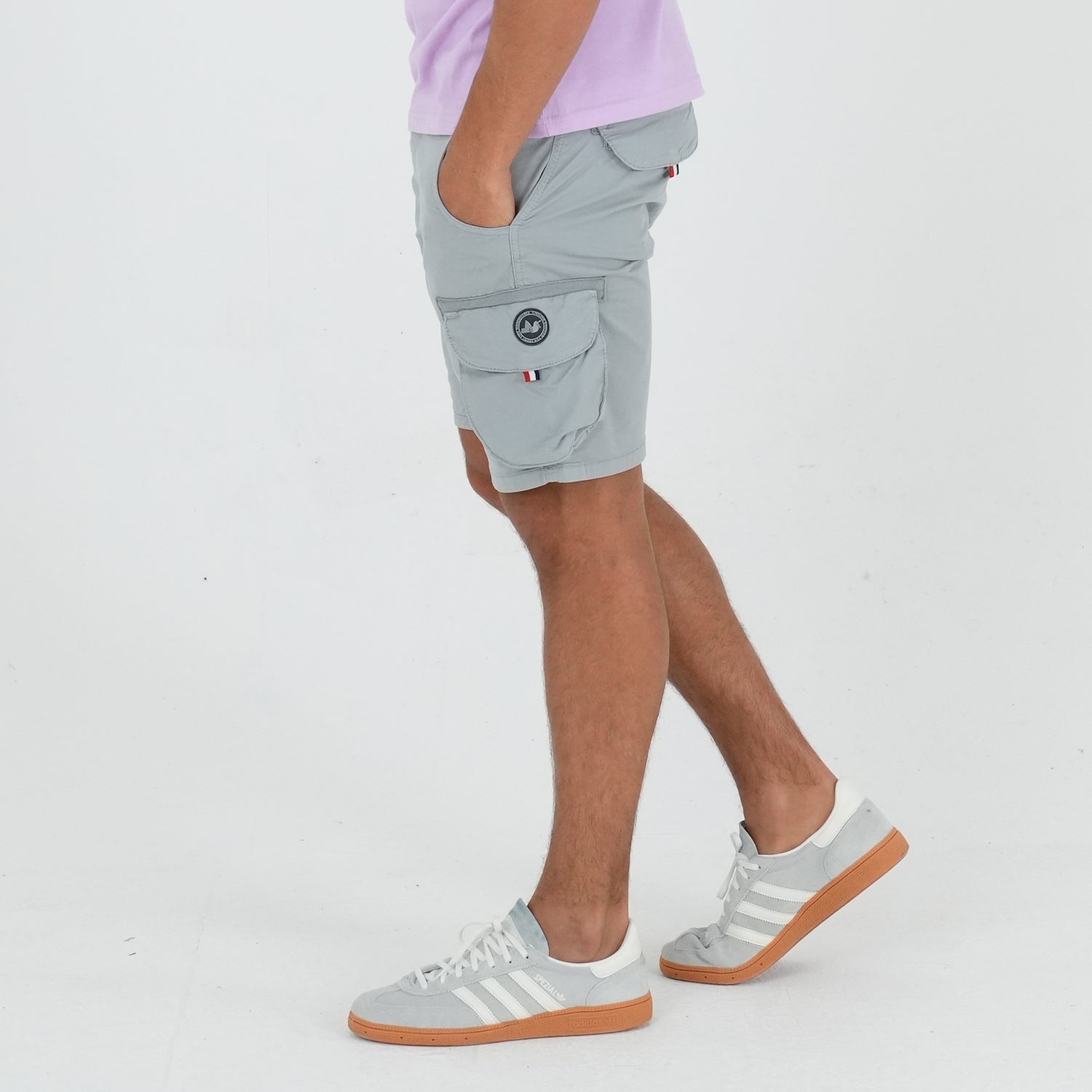 Bunker Shorts Griff Grey - Peaceful Hooligan 