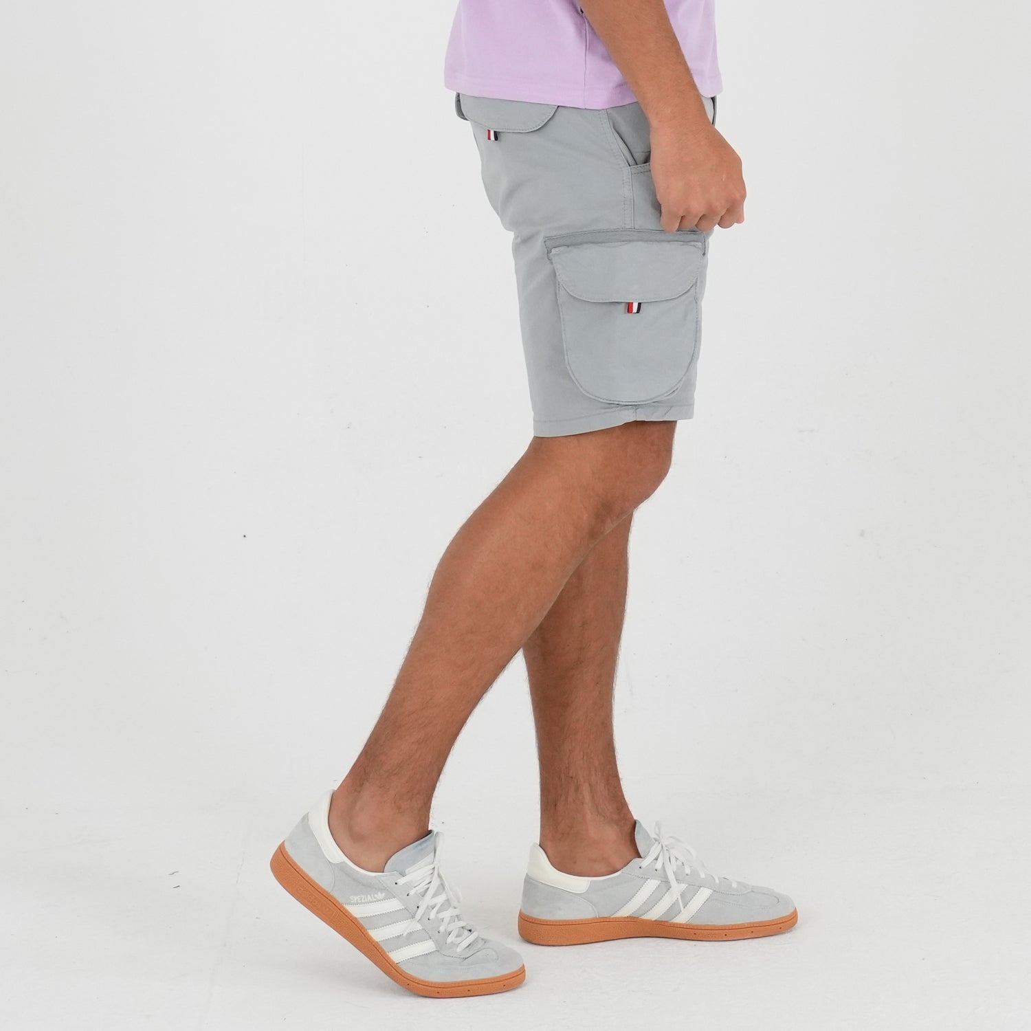 Bunker Shorts Griff Grey - Peaceful Hooligan 