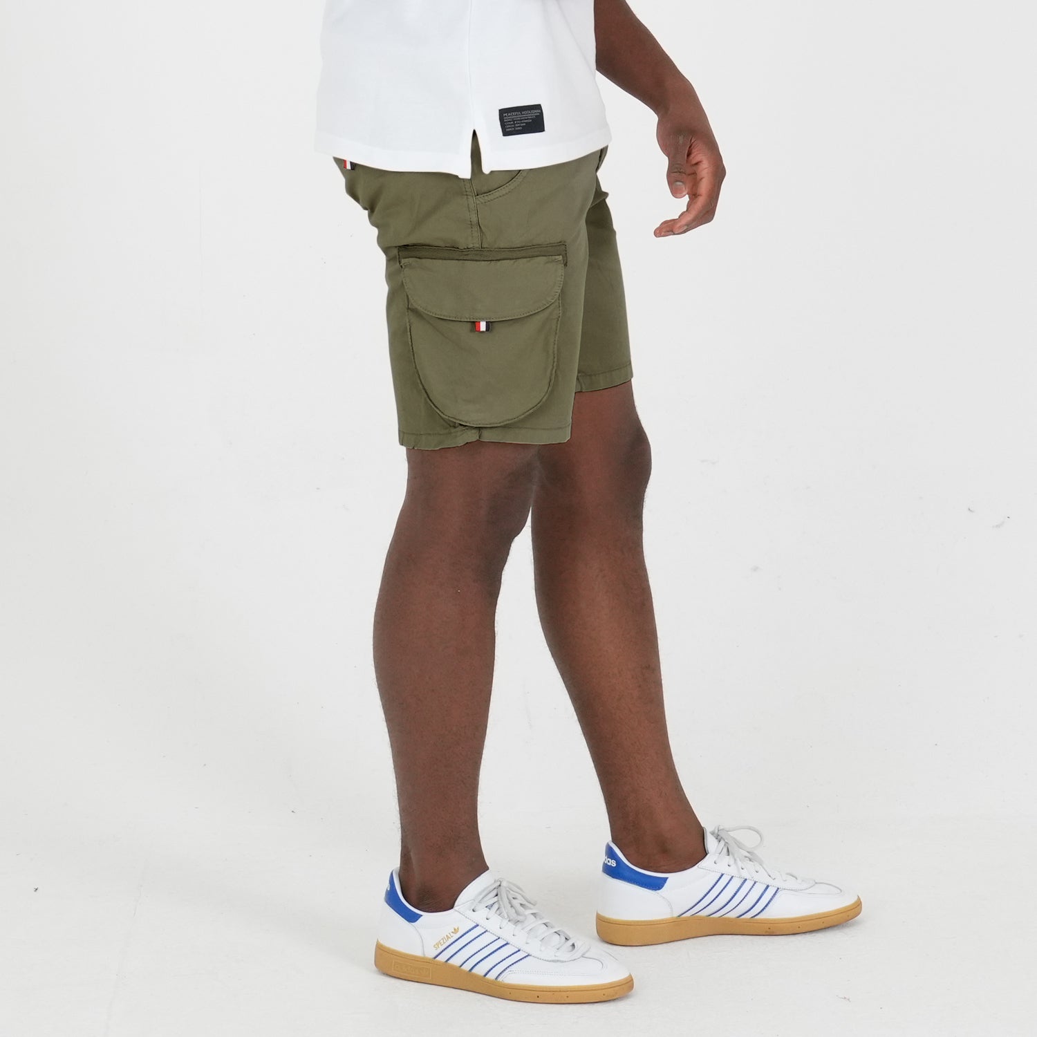Bunker Shorts Khaki - Peaceful Hooligan 