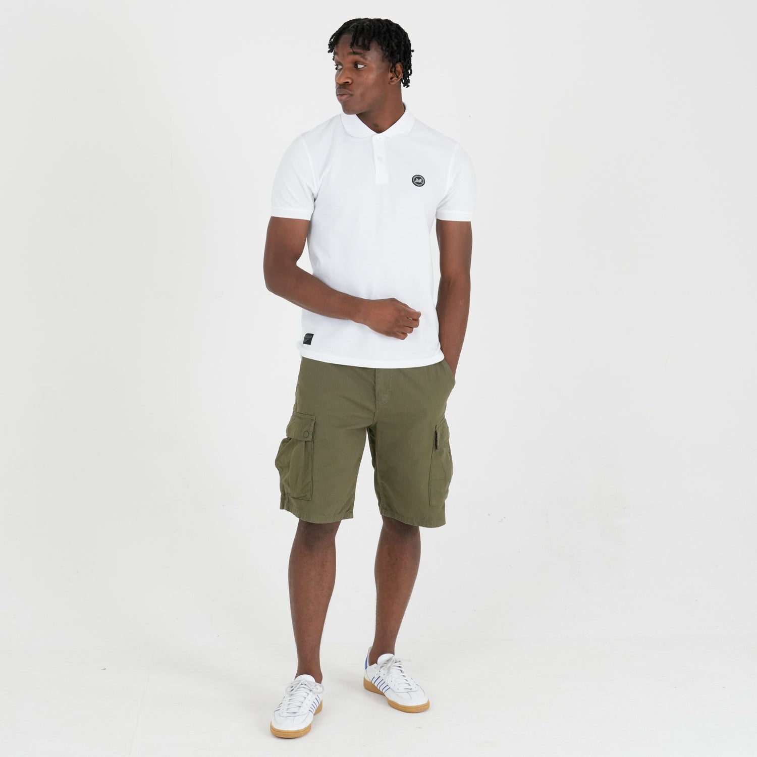 Container Shorts Dark Olive - Peaceful Hooligan 