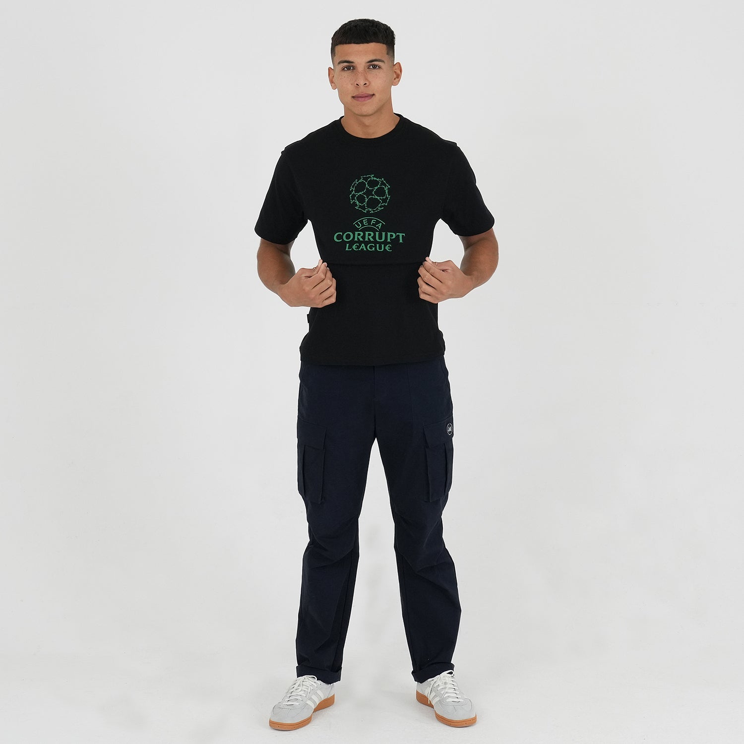 Corrupt League T-Shirt Black