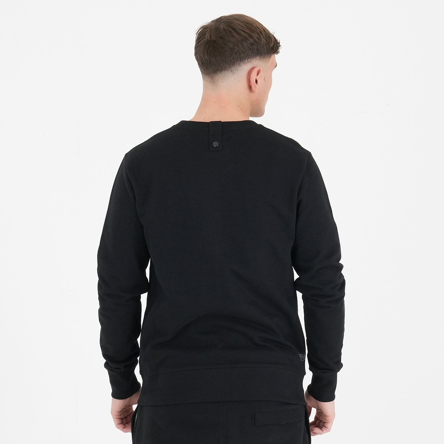 Crew Sweatshirt Black - Peaceful Hooligan 