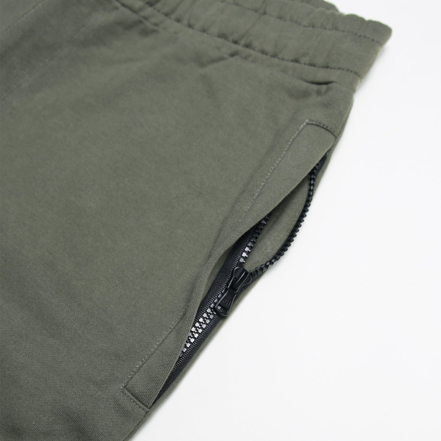 Duke Sweat Shorts Dark Olive - Peaceful Hooligan 