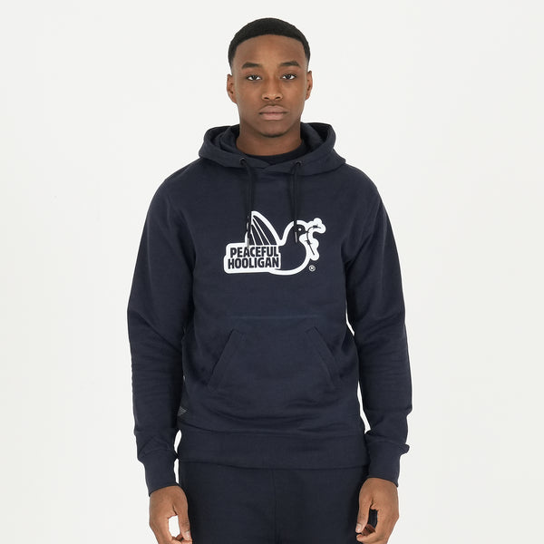 Outline Hoodie Navy