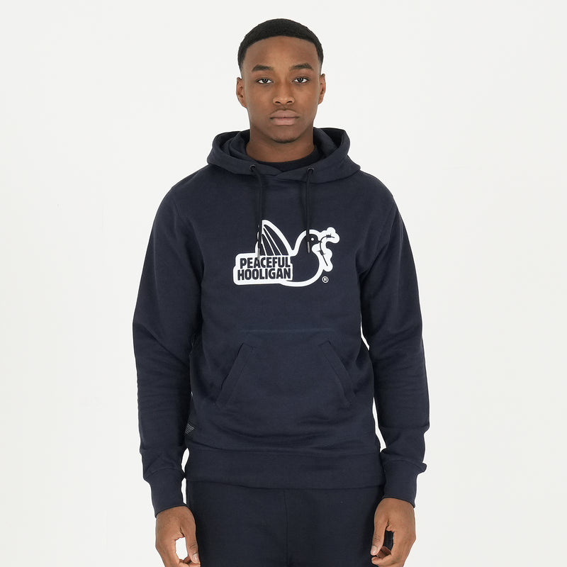 Outline Hoodie Navy