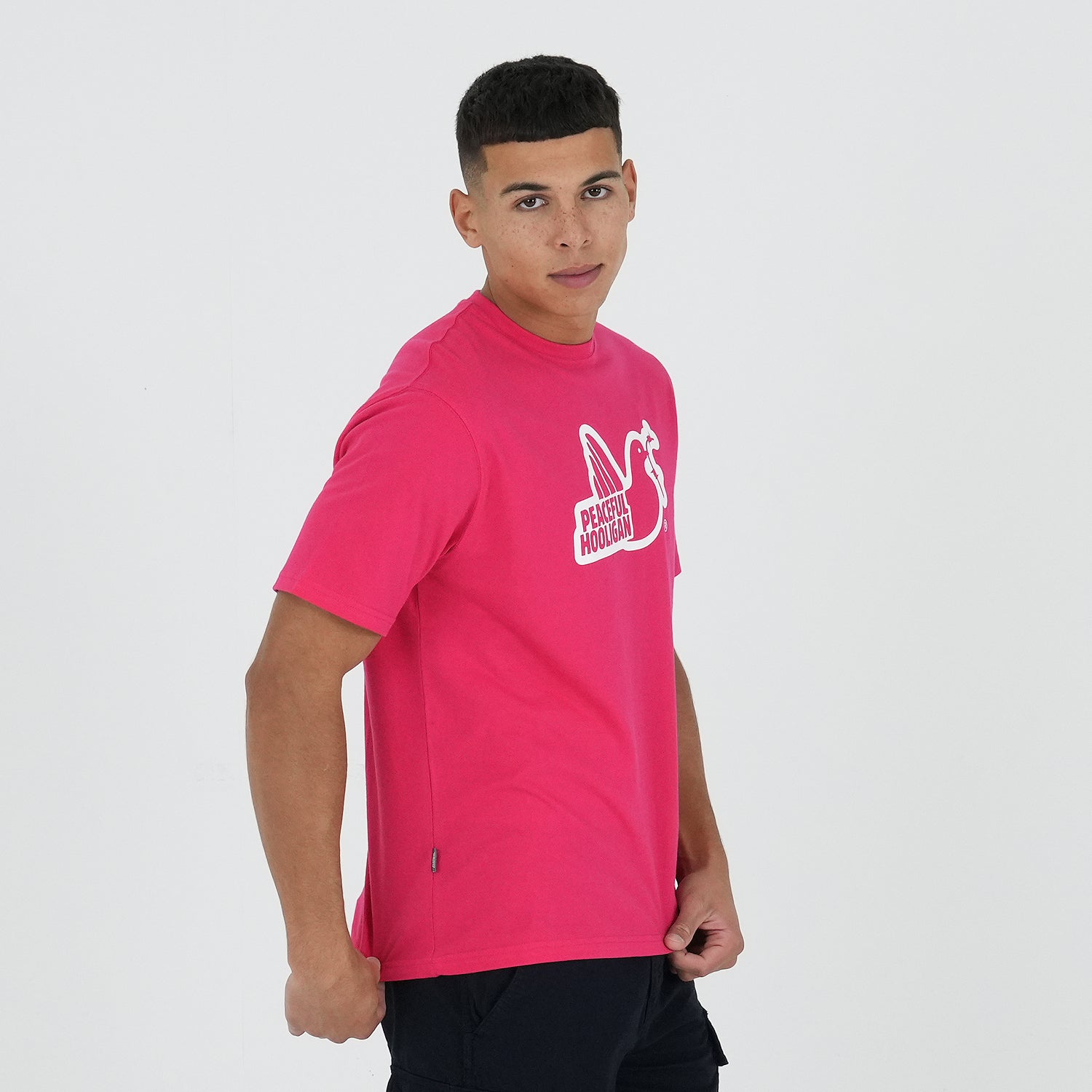 Outline T-Shirt Virtual Pink - Peaceful Hooligan 