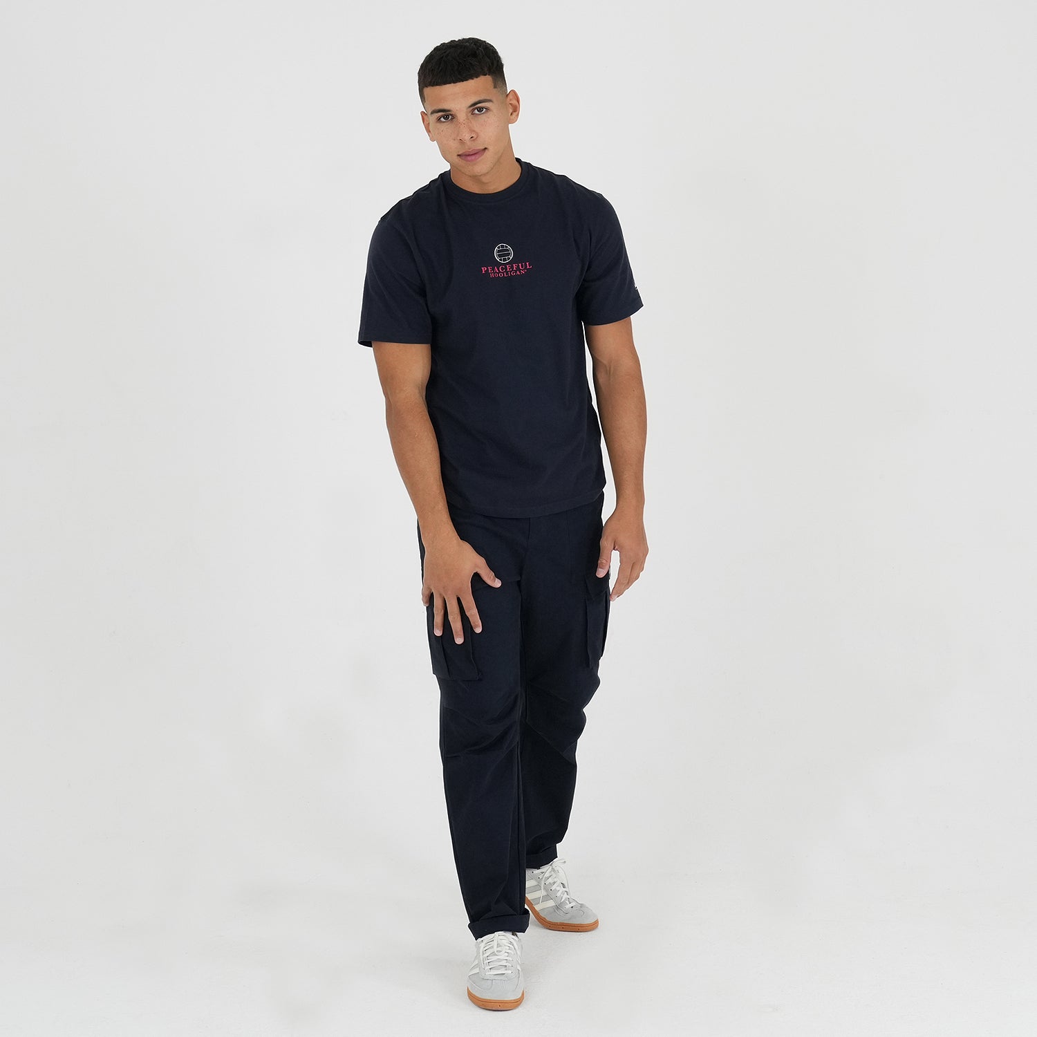 Smith T-Shirt Navy - Peaceful Hooligan 