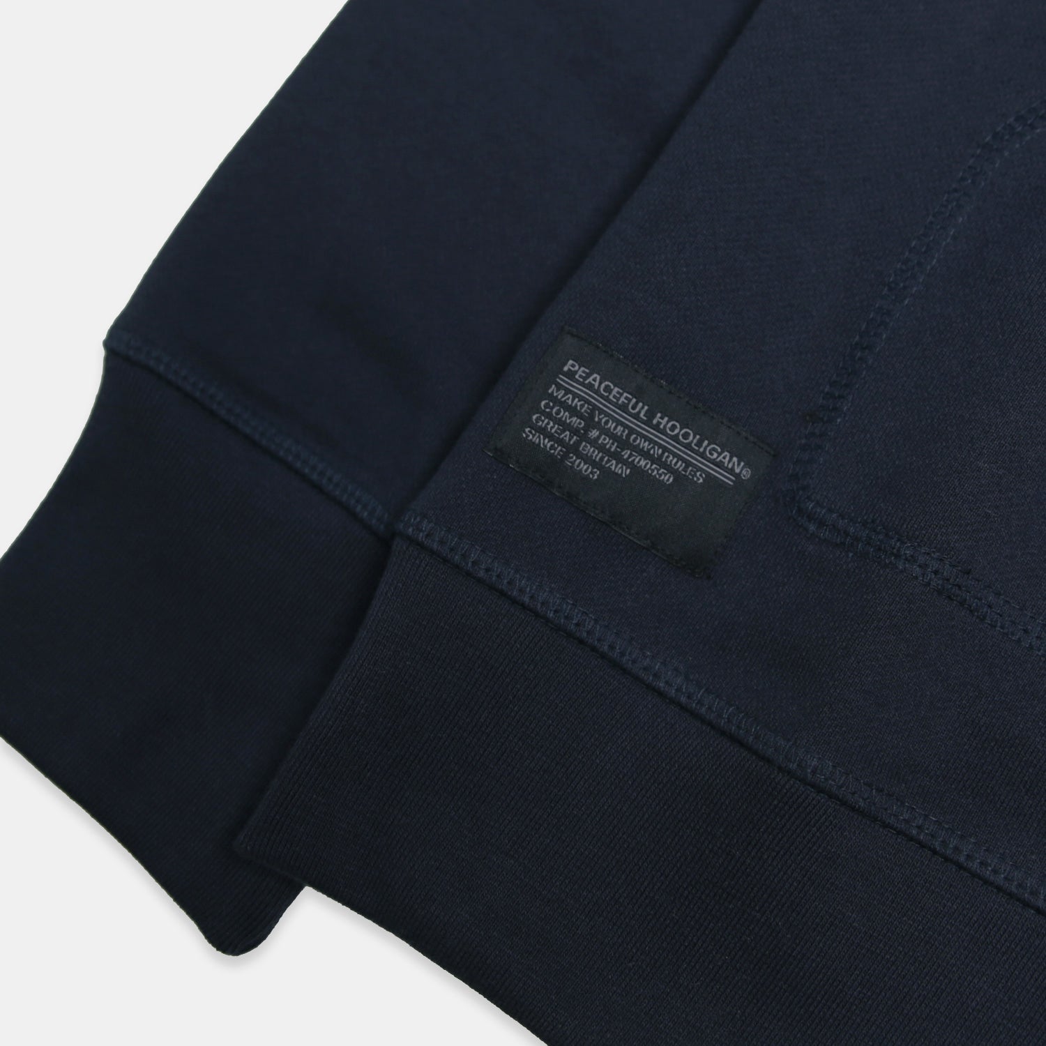 State Hoodie Navy - Peaceful Hooligan 