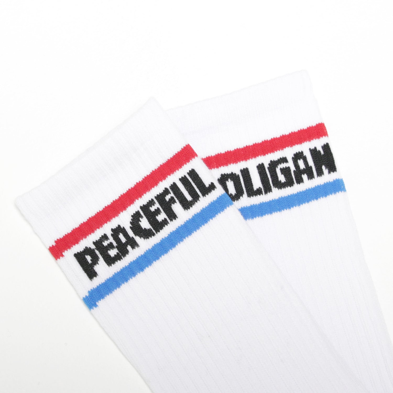 Tube Socks White - Peaceful Hooligan 